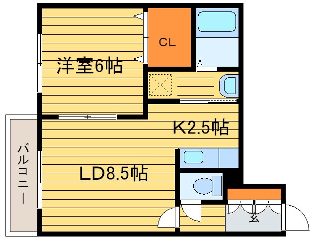 モンレ－ヴ豊平公園の物件間取画像