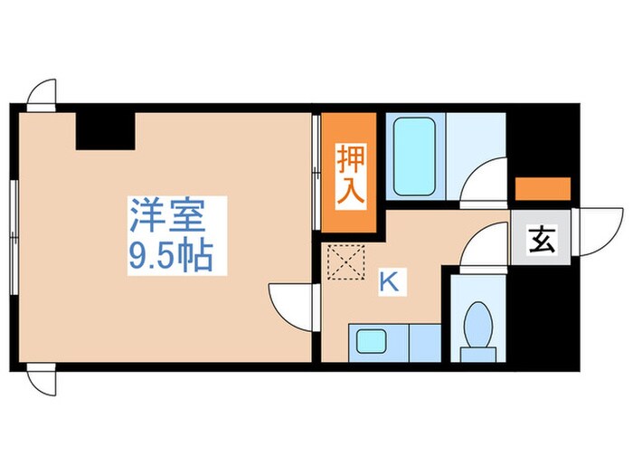 フロンティア１６１の物件間取画像