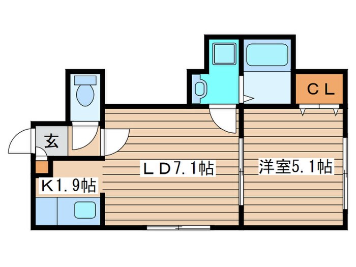 Ｆ－ＳＴＡＧＥ麻生の物件間取画像