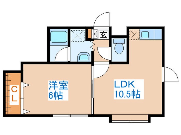 エスペランスの物件間取画像