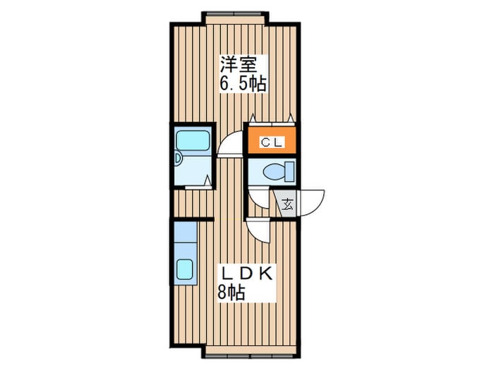 ラポール福住の物件間取画像