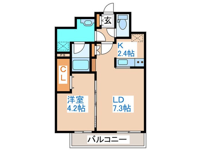 Ｃｌａｒｋ　Ｎｏｒｄの物件間取画像