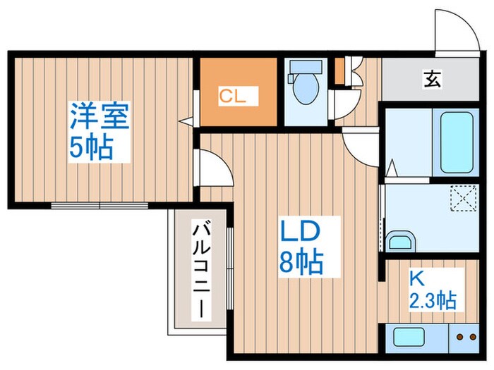 ウラノスＮ19の物件間取画像