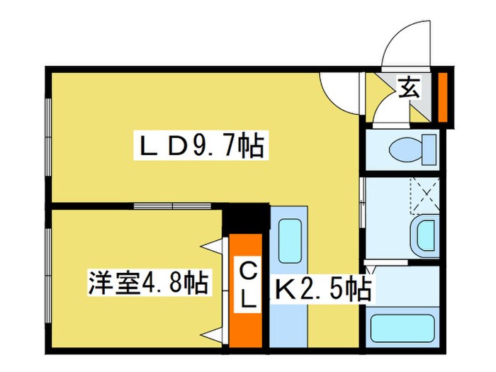 KING HOUSE KANJYODORI HIGASHIの物件間取画像