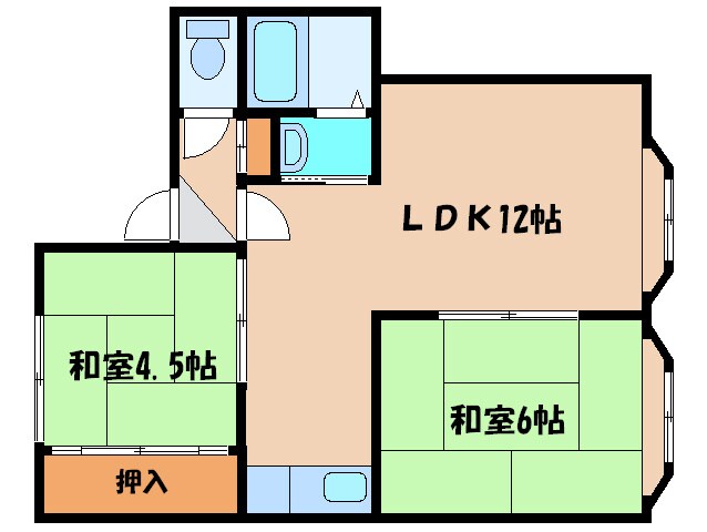 コ－ポ多田の物件間取画像