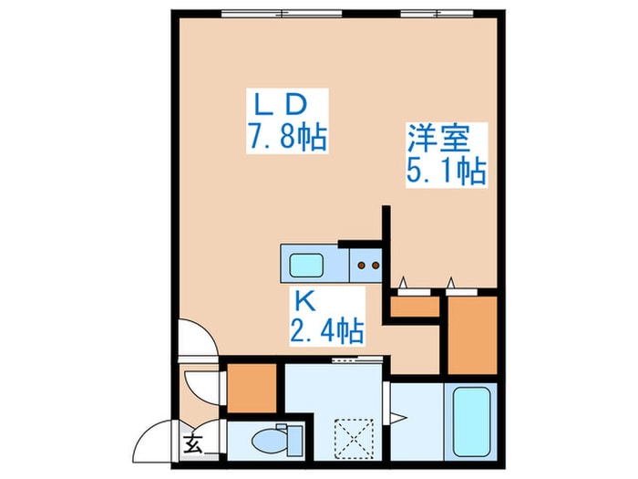 コア山の手の物件間取画像