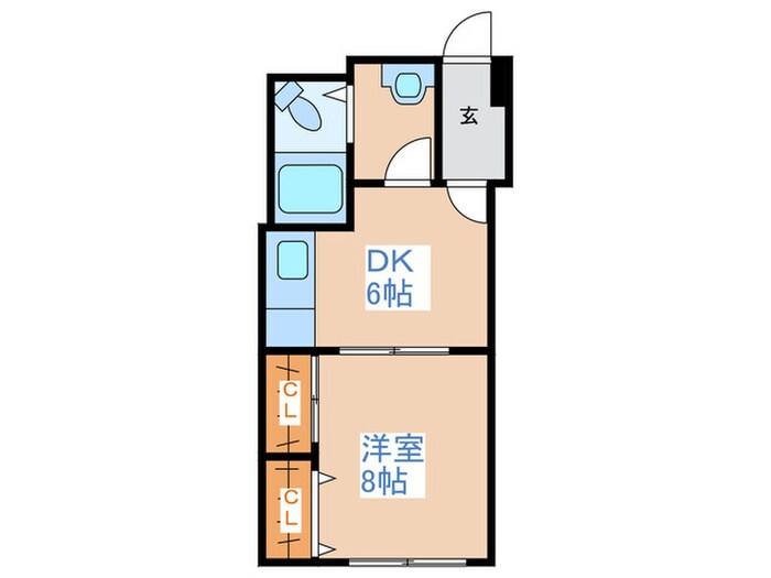 メゾン２５の物件間取画像