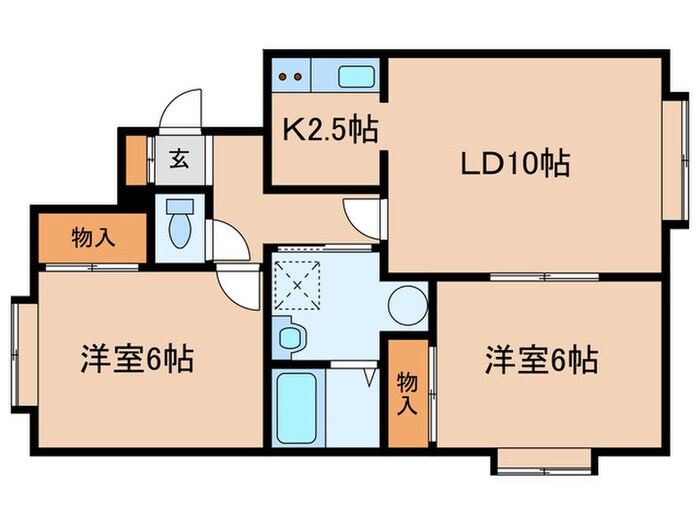 月寒KTの物件間取画像