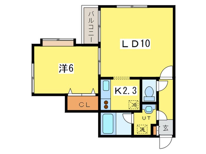 第６司レジデンスの物件間取画像