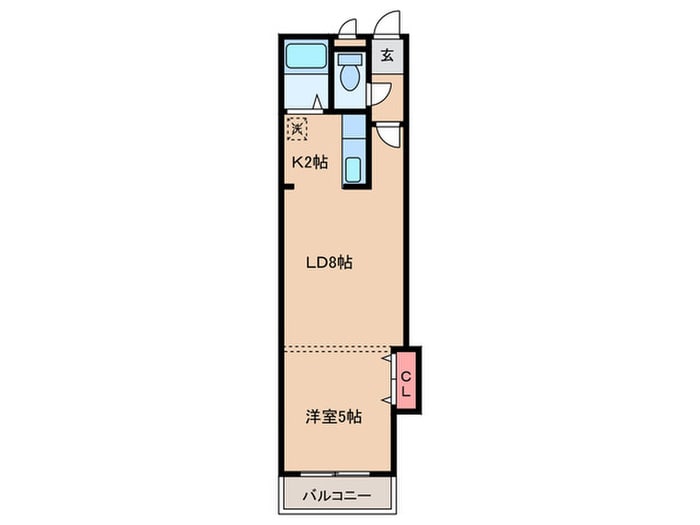 パ－クヒルズ東札幌の物件間取画像