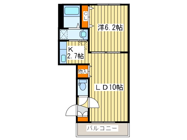 リヴェールの物件間取画像