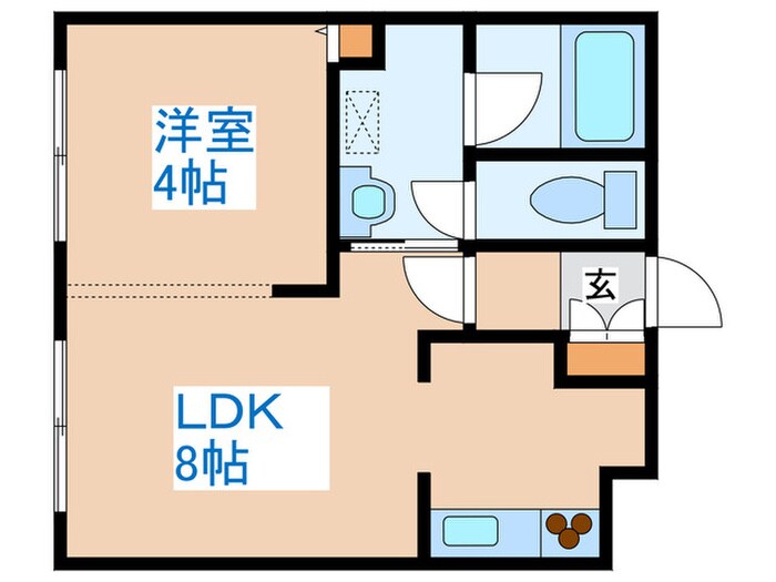 ドエル宮の沢の物件間取画像