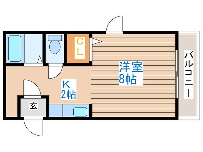 ハイムリ－ベⅢの物件間取画像