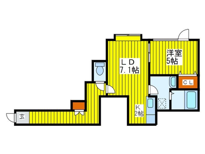 ウイングS＆Aの物件間取画像