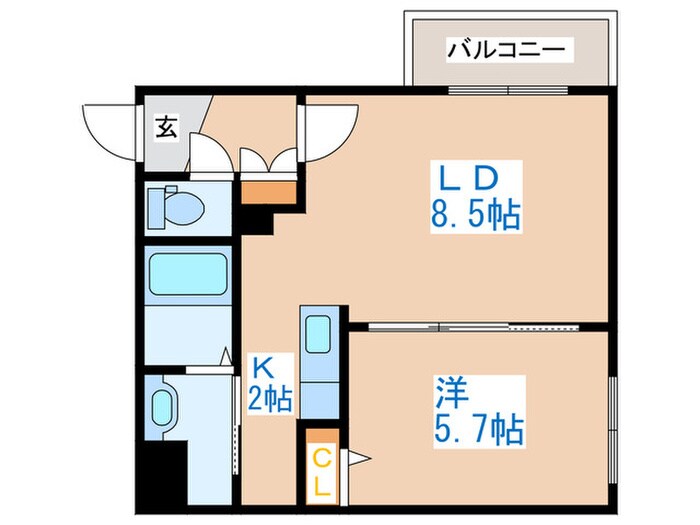 City Residence 発寒の物件間取画像