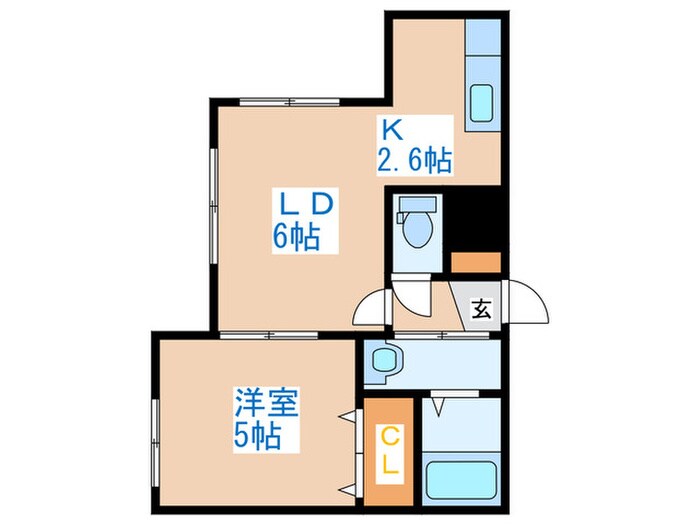 カハラ宮の沢の物件間取画像