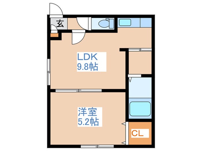 トレゾール澄川の物件間取画像