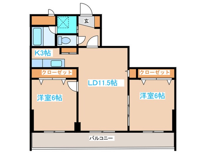 物件間取画像