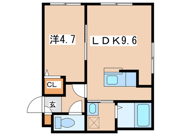 Ｒｉｔｚ　ＧＲＡＮＤＥ厚別中央の物件間取画像