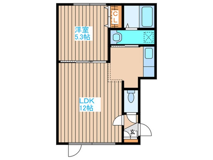 グランメール本郷通Ｂの物件間取画像