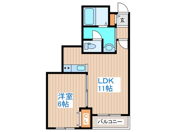 アヴェニュ－ロンド－ルの物件間取画像