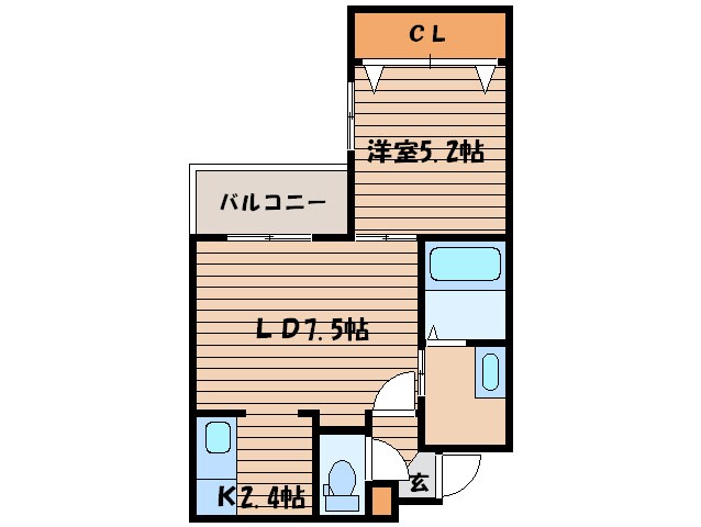 Ｐａｒｅｎｔｅ　Ｎ１８の物件間取画像