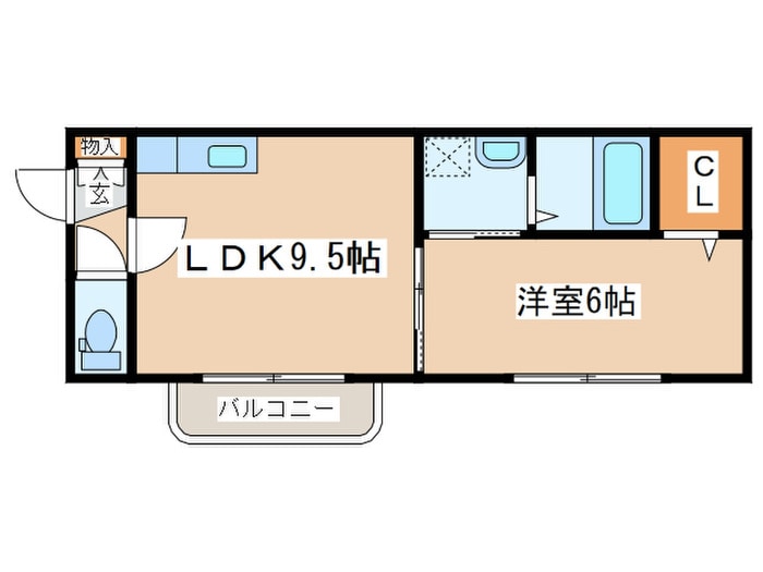 ウィングパークの物件間取画像