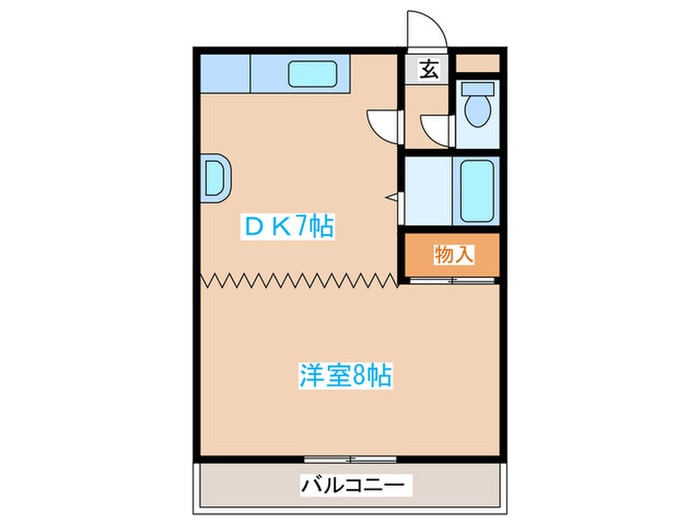 ハイツかわはらの物件間取画像