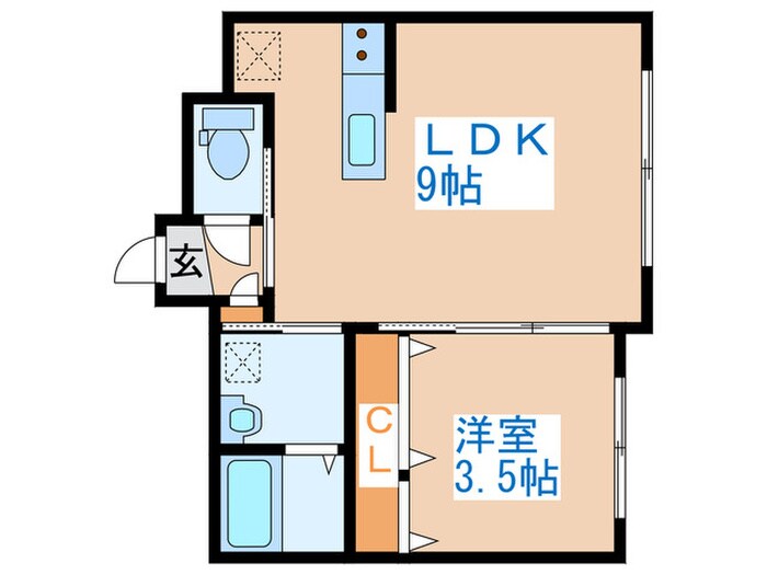 グランマーチ中島公園の物件間取画像