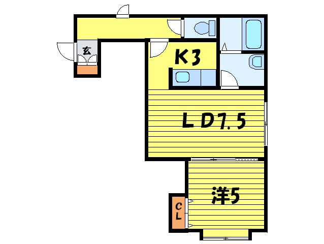 プレシャス６番館の物件間取画像