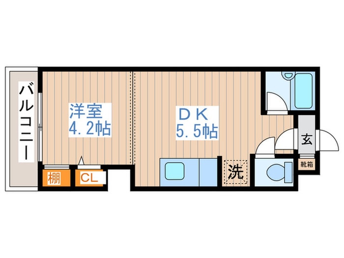 ドリーミーハイムの物件間取画像