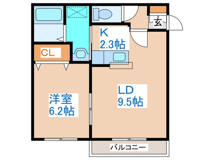 フィーノ本郷通の物件間取画像