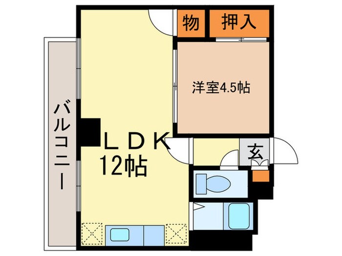 ハイデンス銀嶺の物件間取画像