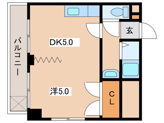 日光ハイツ２の物件間取画像