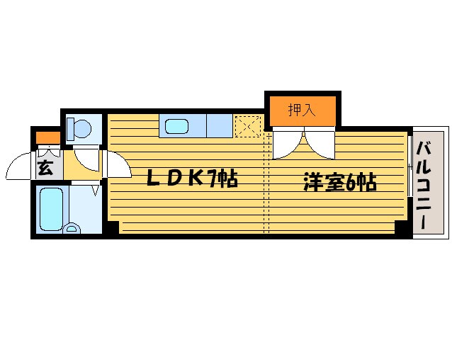 エスポア－ル平岸の物件間取画像