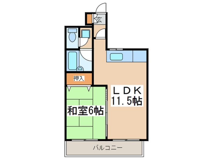 メゾン東和の物件間取画像