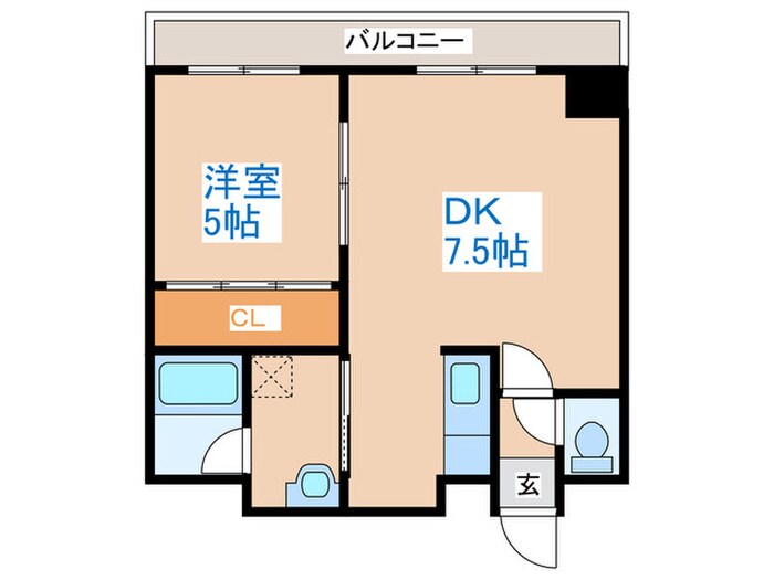 エスカーダ南8条の物件間取画像