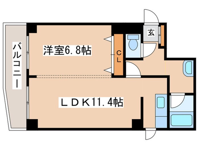 ハウスオブリザ平岸参番館の物件間取画像