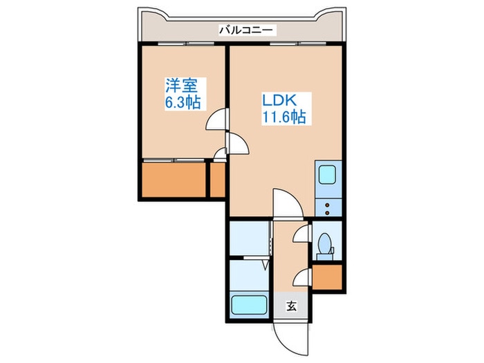 ティアラ手稲本町の物件間取画像