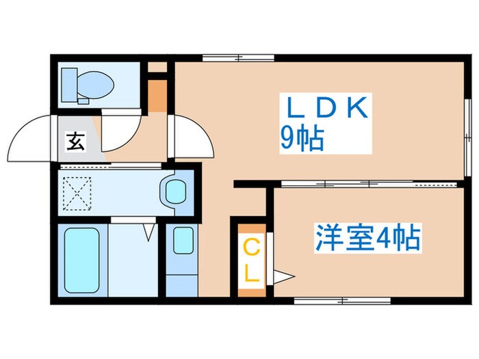 ラフィーネ琴似の物件間取画像