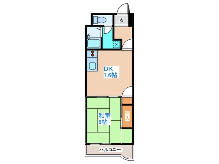 アートサイドテラスの物件間取画像
