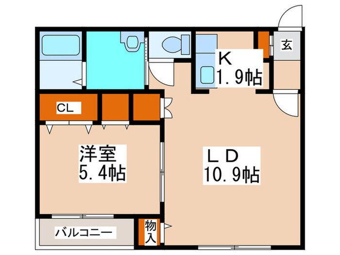 K′s Gardenの物件間取画像