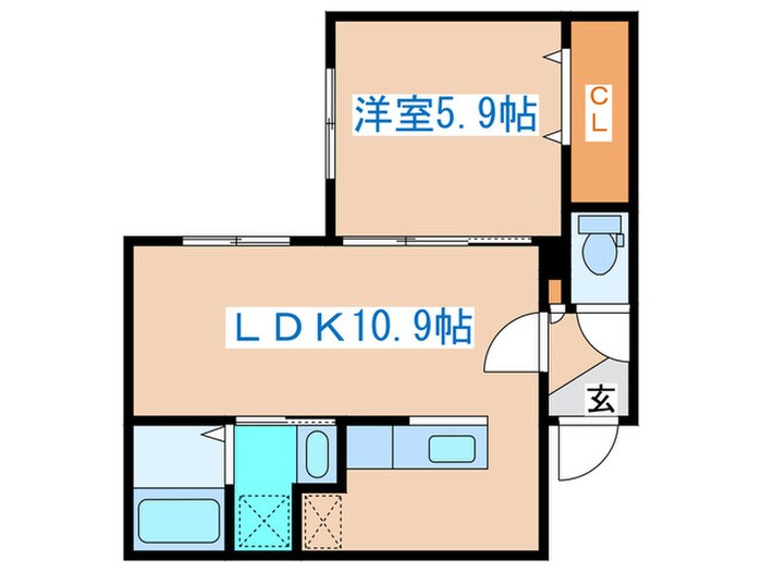 Olive環状東の物件間取画像