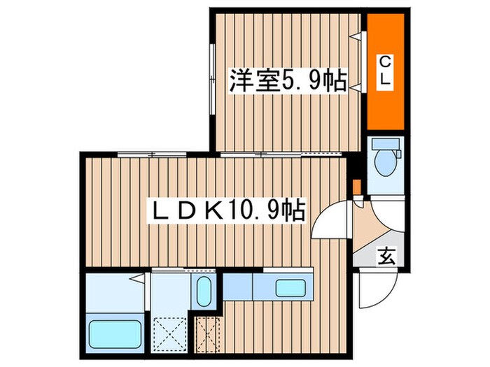 Olive環状東の物件間取画像