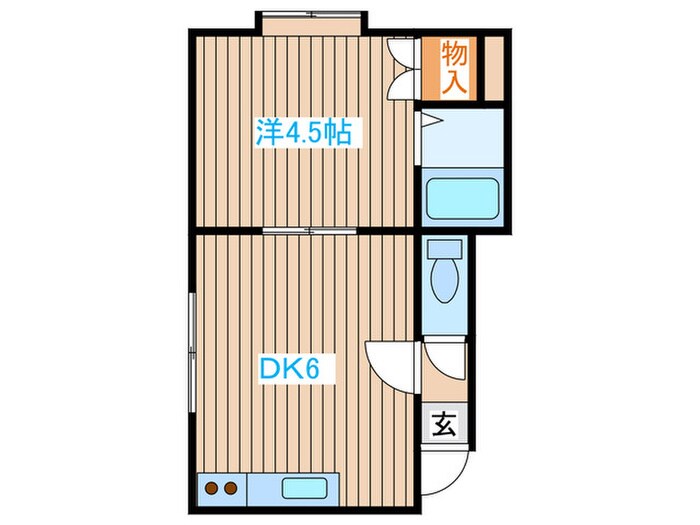 ＭＡＰＬＥ　ＨＩＬＬＳ南郷の物件間取画像