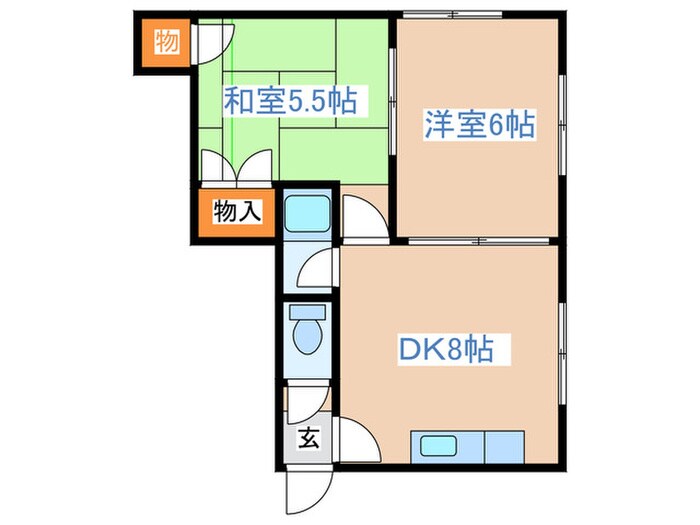 札美マンションの物件間取画像