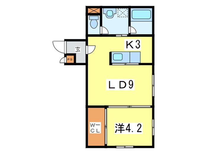 ＣＲＯＳＳＴＩＡ南円山の物件間取画像