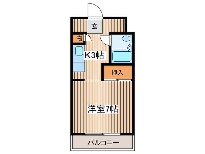 アクアトピア麻生の物件間取画像