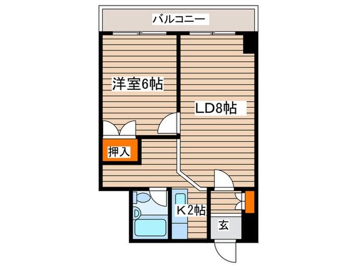 ノースポール北大前の物件間取画像