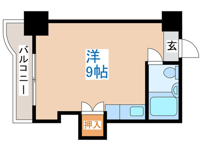 サイレンス医大前の物件間取画像